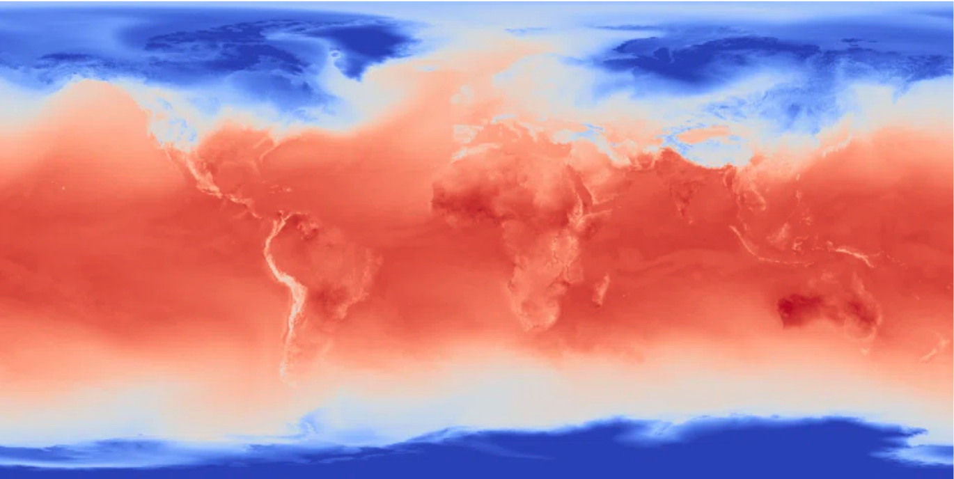 Spire AI-S2S global temperature forecast