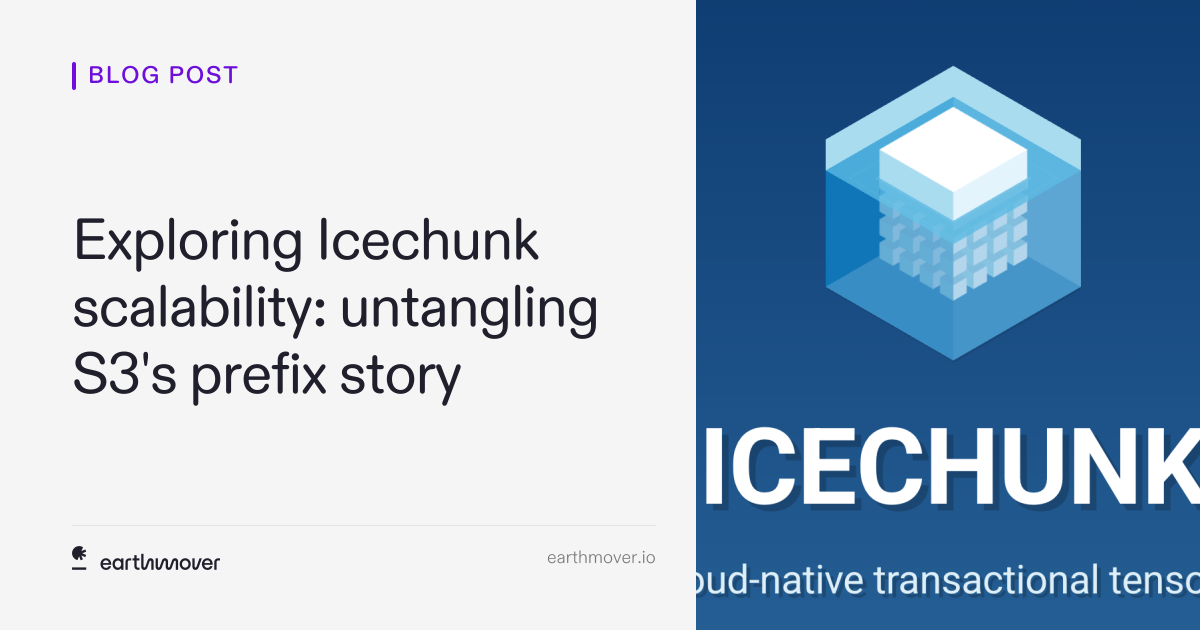 Exploring Icechunk scalability: untangling S3's prefix story | Earthmover